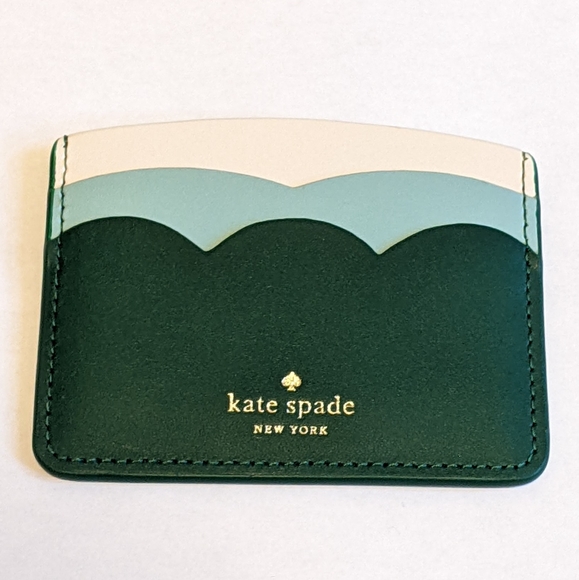 kate spade Accessories - Kate Spade Gemma small slim cardholder scalloped